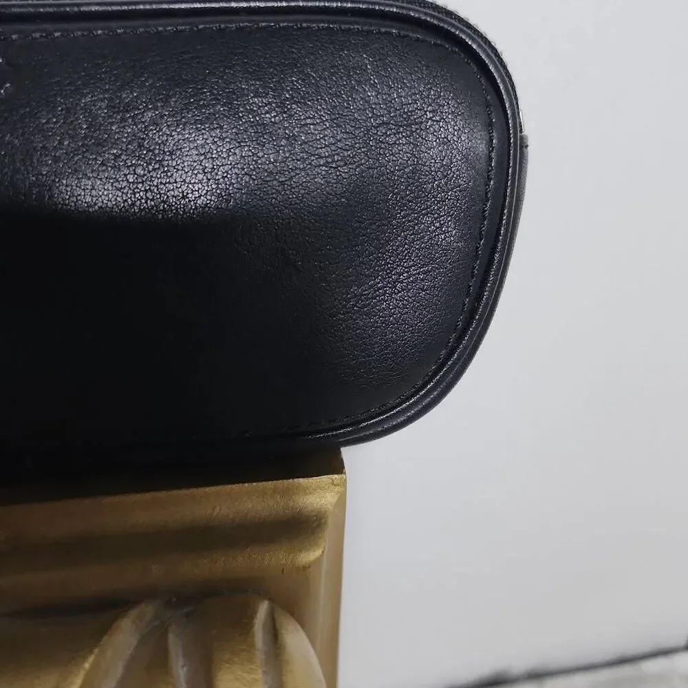 Vintage Coach black leather eyeglass or sunglasses case
